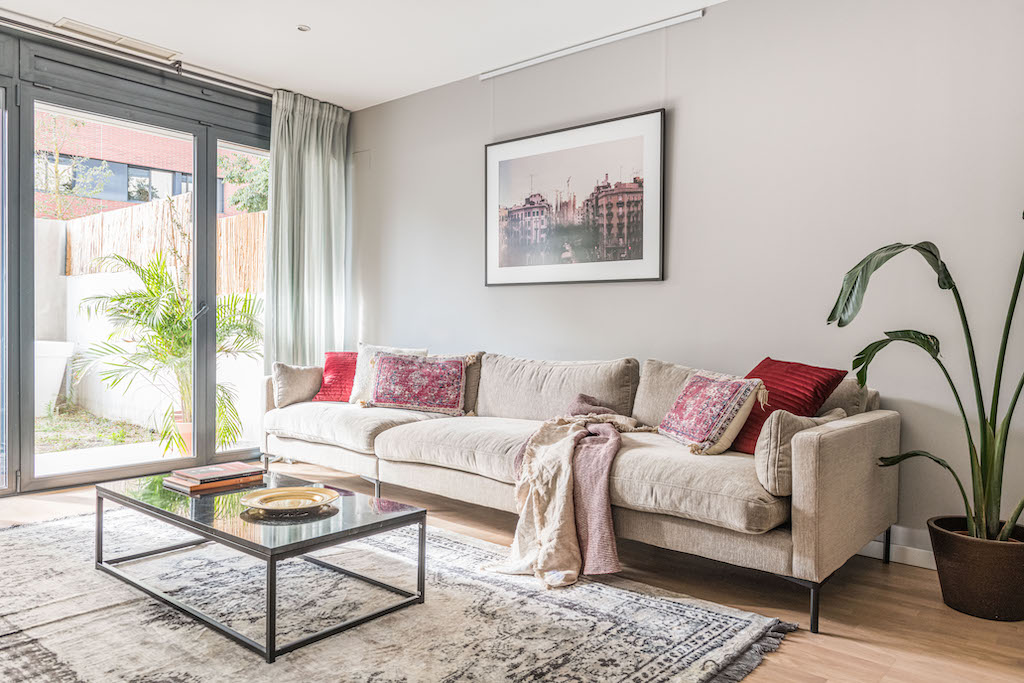 furnishings at a furniture store in Barcelona